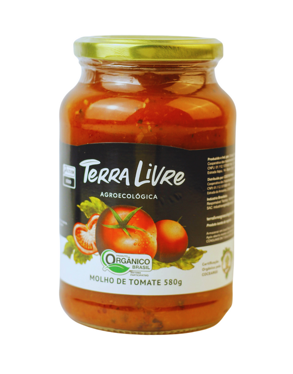 Molho de Tomate Organico - Terra Livre - 580g
