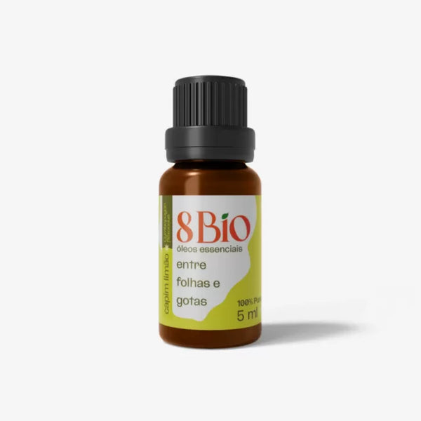 Óleo Essencial de Capim Limão 8BIO – 5mL