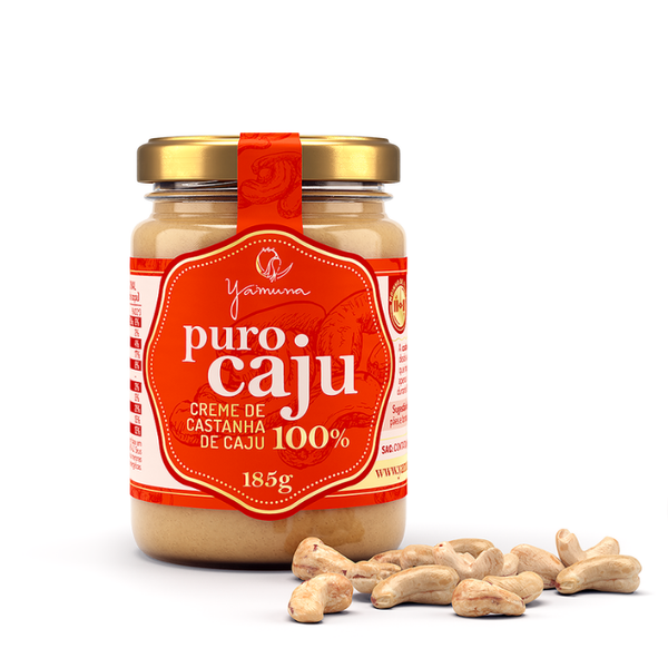 Puro Cajú Creme de Castanha de Cajú 185g -  Yamuna