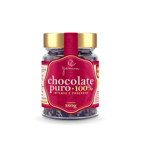 Chocolate Puro 100% Cacau Agroecológico 180g - Yamuna