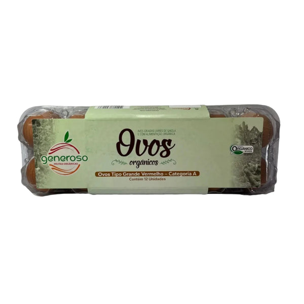 Ovos Orgânicos de Galinhas Soltas - Dúzia