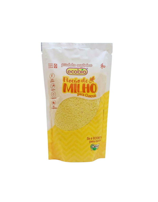 Flocão de Milho Orgânico para Cuscuz 250g – Ecobio