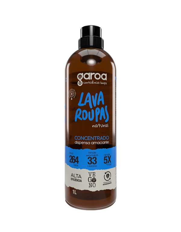 Lava Roupas Concentrado Laranja NATURAL 1L - GAROA
