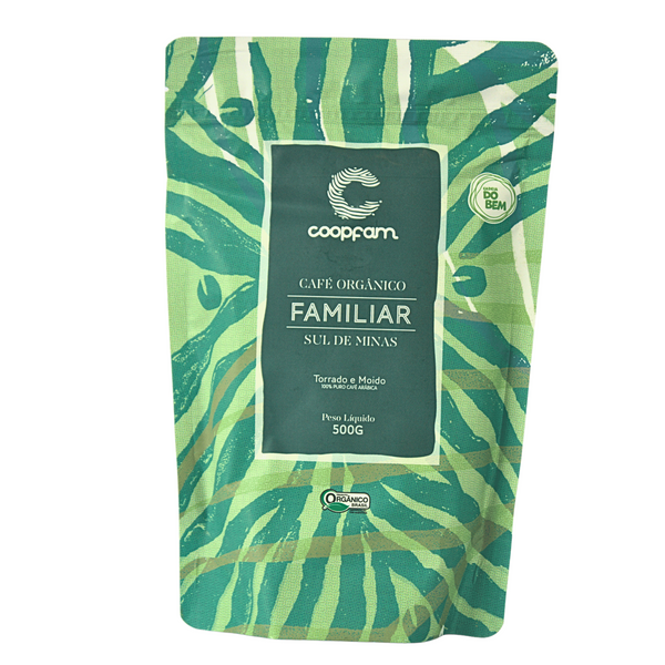 Café Orgânico Familiar 500g Moído - COOPFAM