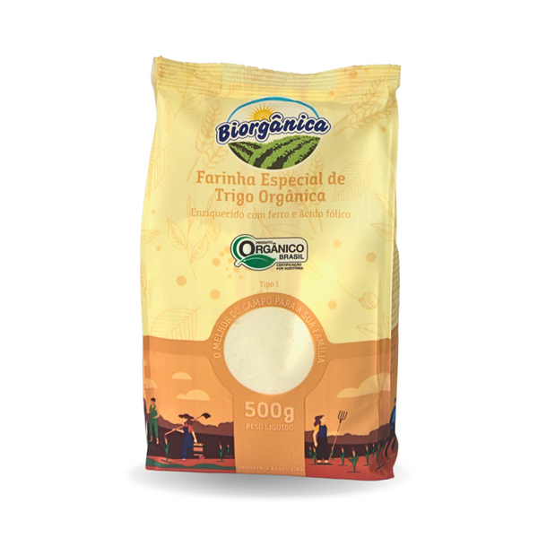 Farinha Especial de Trigo Branca Orgânica 500g - BIORGANICA