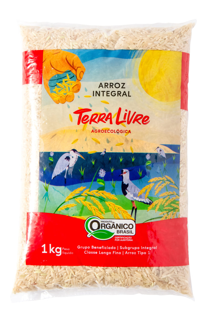 Arroz Orgânico Terra Livre 1kg - vários tipos