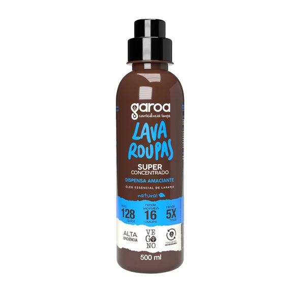 Lava Roupas Concentrado Laranja NATURAL 500ml - GAROA